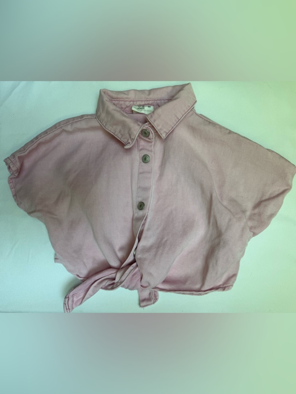 Zara Light Pink Baby Shirt 12-18 months